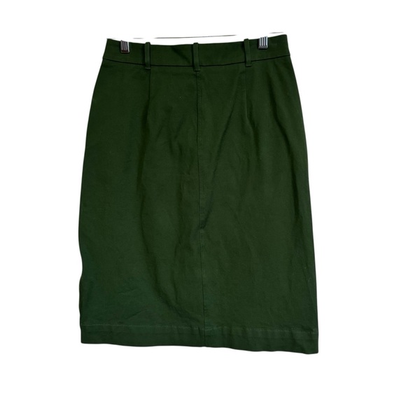 BODEN Utility Pocket Midi Skirt Green Size 6 - Picture 3 of 10